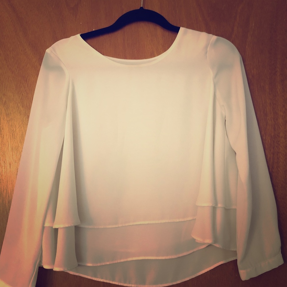 Zara white blouse in XS